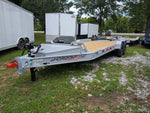 20' Horizon EHZ Bumper Pull Equipment Trailer Mega Ramps - (2) 7K Axles 11437