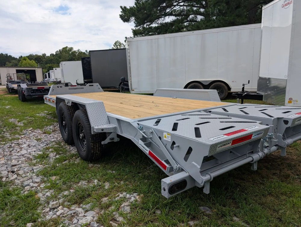 20' Horizon EHZ Bumper Pull Equipment Trailer Mega Ramps - (2) 7K Axles 11437