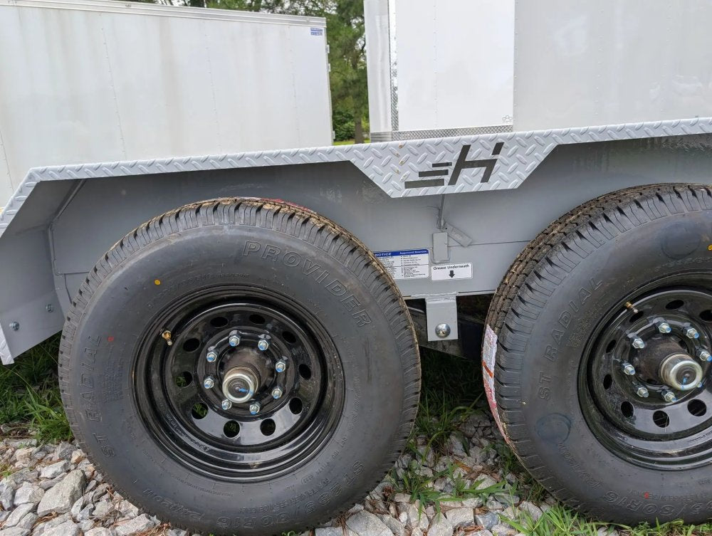 20' Horizon EHZ Bumper Pull Equipment Trailer Mega Ramps - (2) 7K Axles 11437