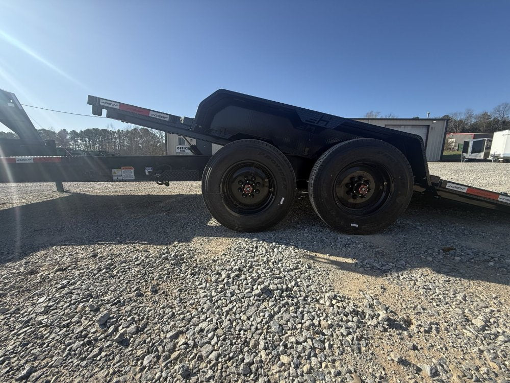 24' Horizon HET Gooseneck Equipment Tilt Trailer Drive Over Fenders - (2) 10K Axles 15459