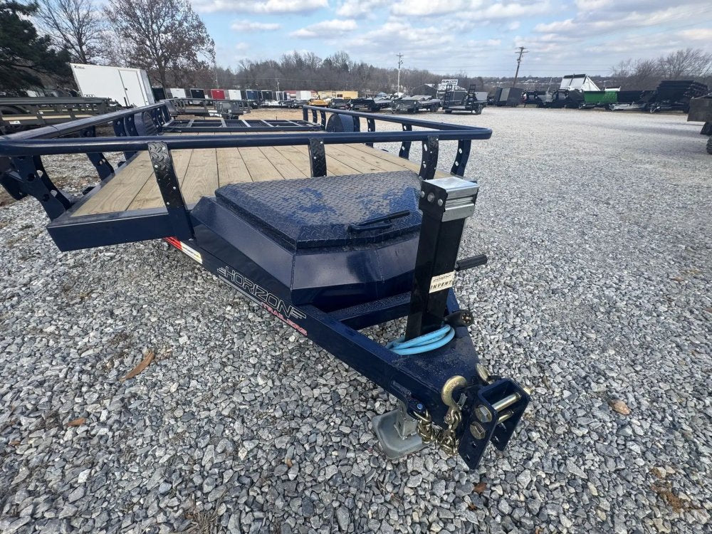 14' Horizon UTZ Bumper Pull Utility Trailer - (1) 3.5K Axles 14907