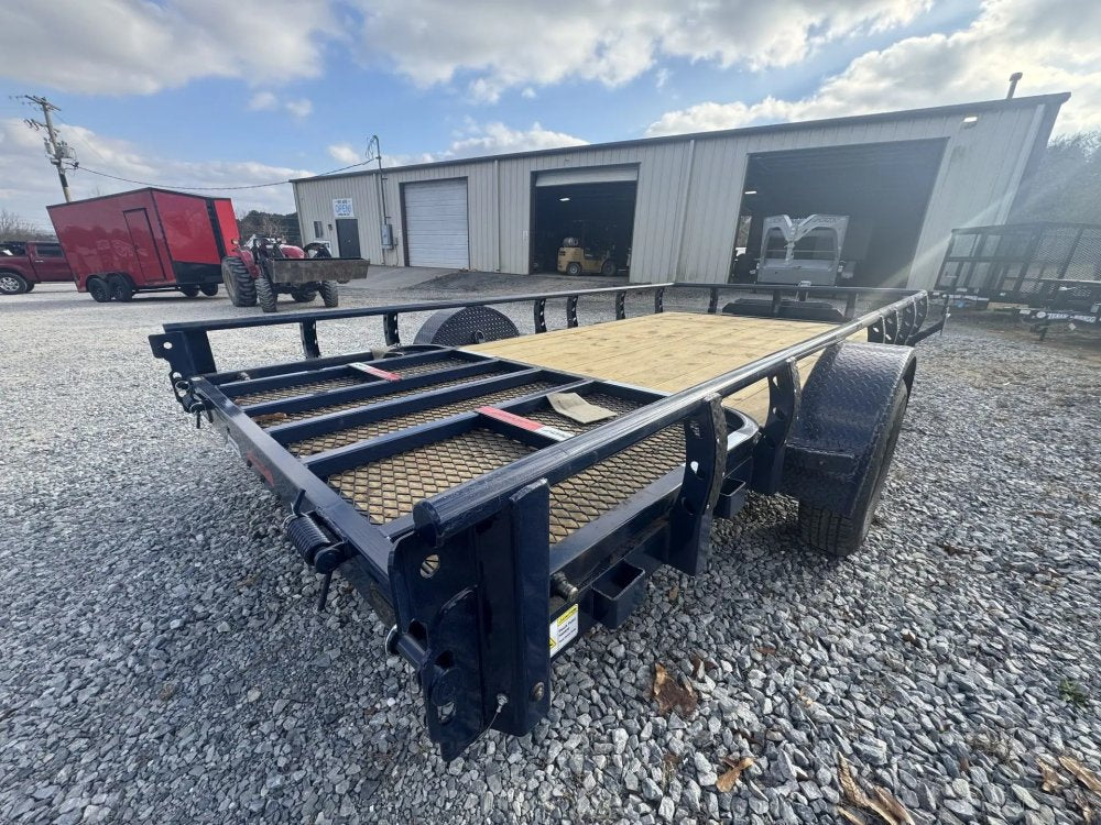 14' Horizon UTZ Bumper Pull Utility Trailer - (1) 3.5K Axles 14907