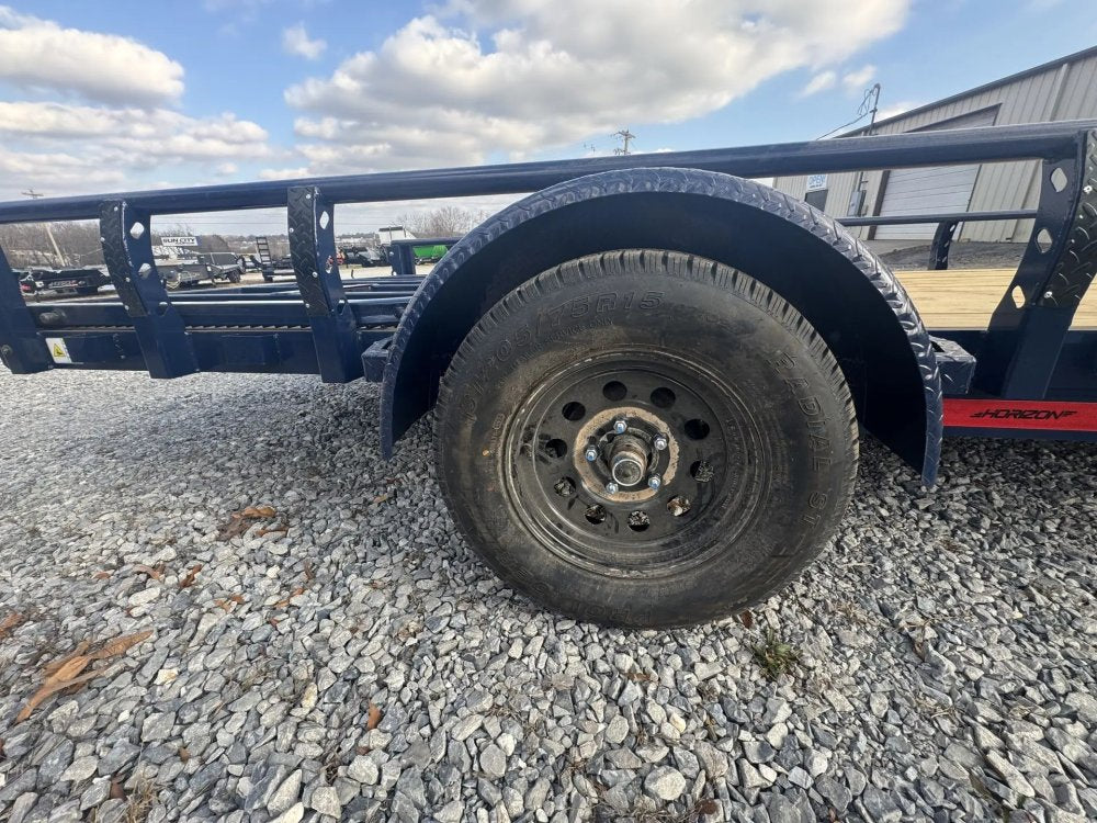 14' Horizon UTZ Bumper Pull Utility Trailer - (1) 3.5K Axles 14907