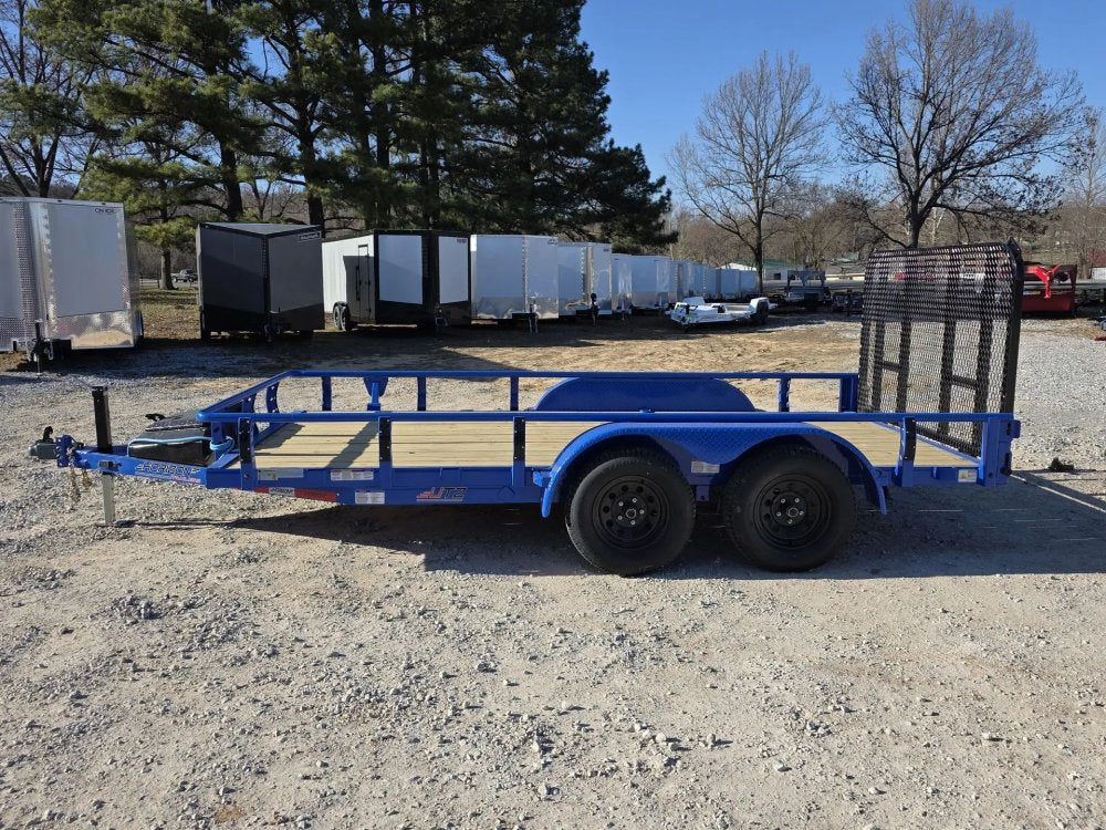 14' Horizon UTZ Bumper Pull Utility Trailer - (2) 3.5K Axles 8563