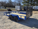 14' Horizon UTZ Bumper Pull Utility Trailer - (2) 3.5K Axles 8563