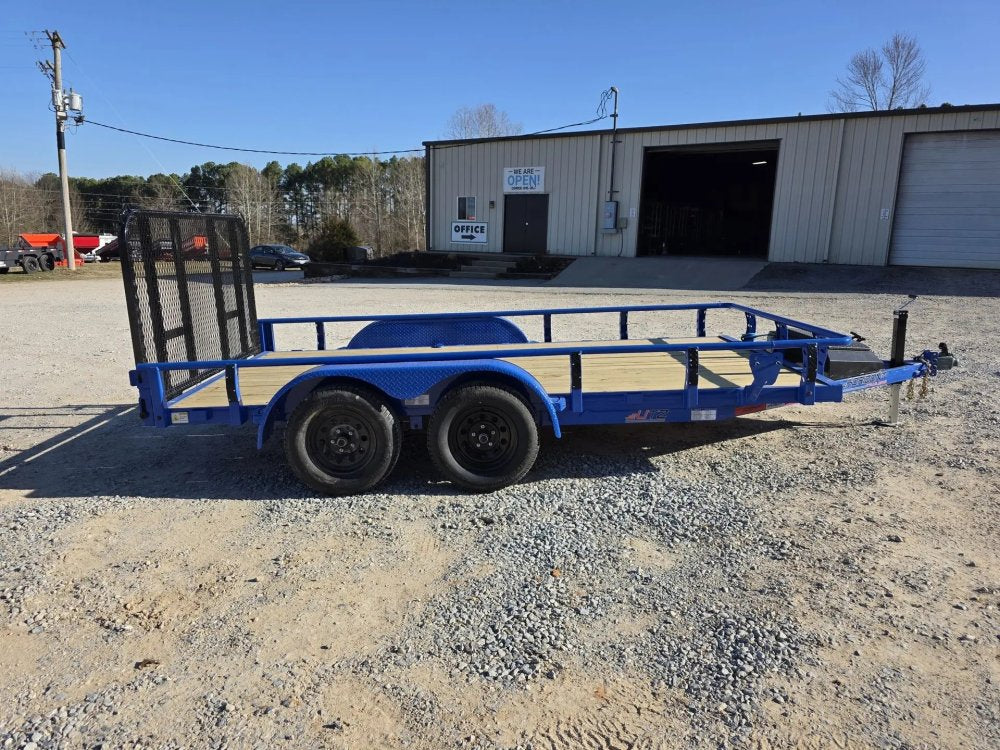 14' Horizon UTZ Bumper Pull Utility Trailer - (2) 3.5K Axles 8563
