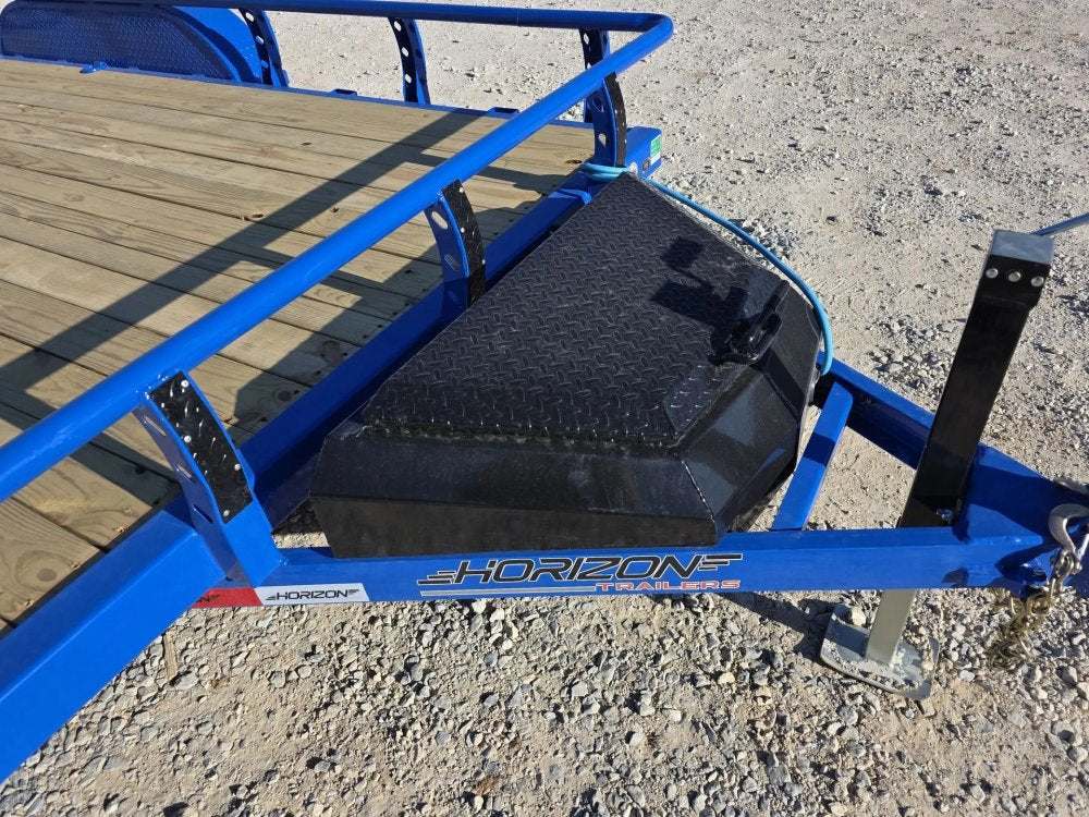 14' Horizon UTZ Bumper Pull Utility Trailer - (2) 3.5K Axles 8563