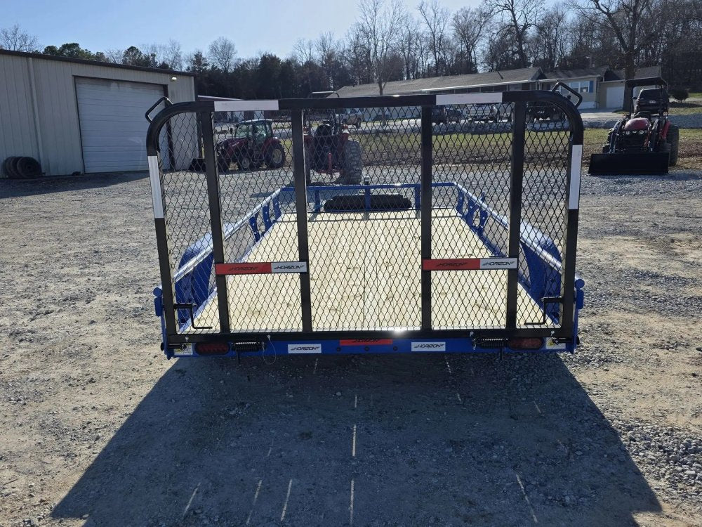 14' Horizon UTZ Bumper Pull Utility Trailer - (2) 3.5K Axles 8563