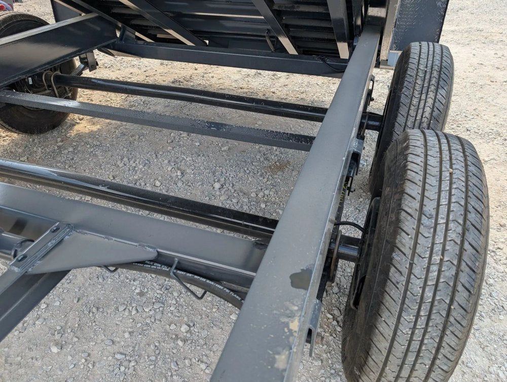 14' x 83" Iron Bull DWB Bumper Pull Dump Trailer 24" Side Walls - (2) 7,000 lb Axles 104163