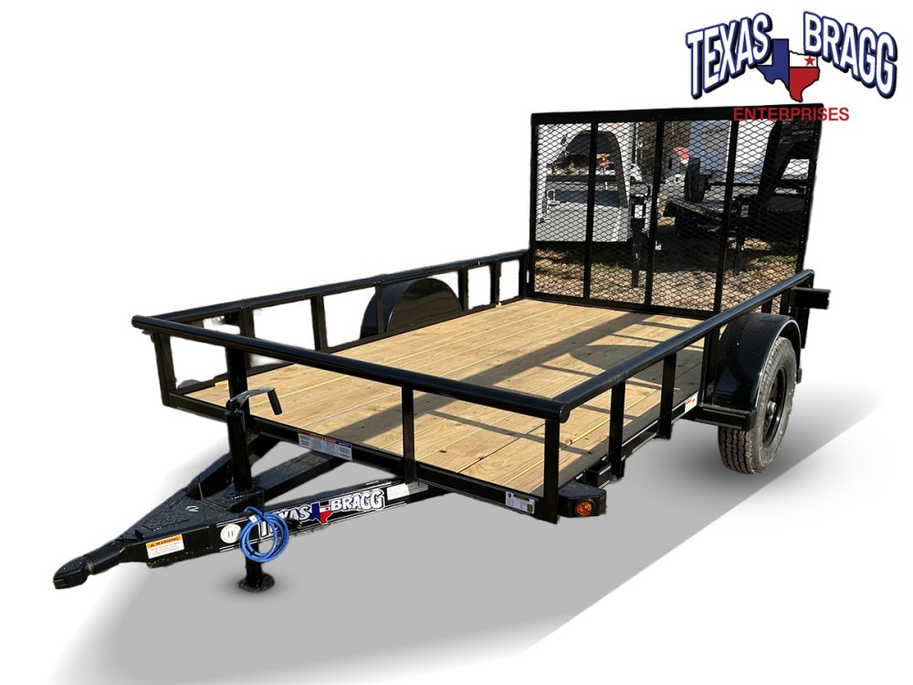 6 x 10 SA Pipe Top Utility Trailer Texas Bragg 3.5K 260722