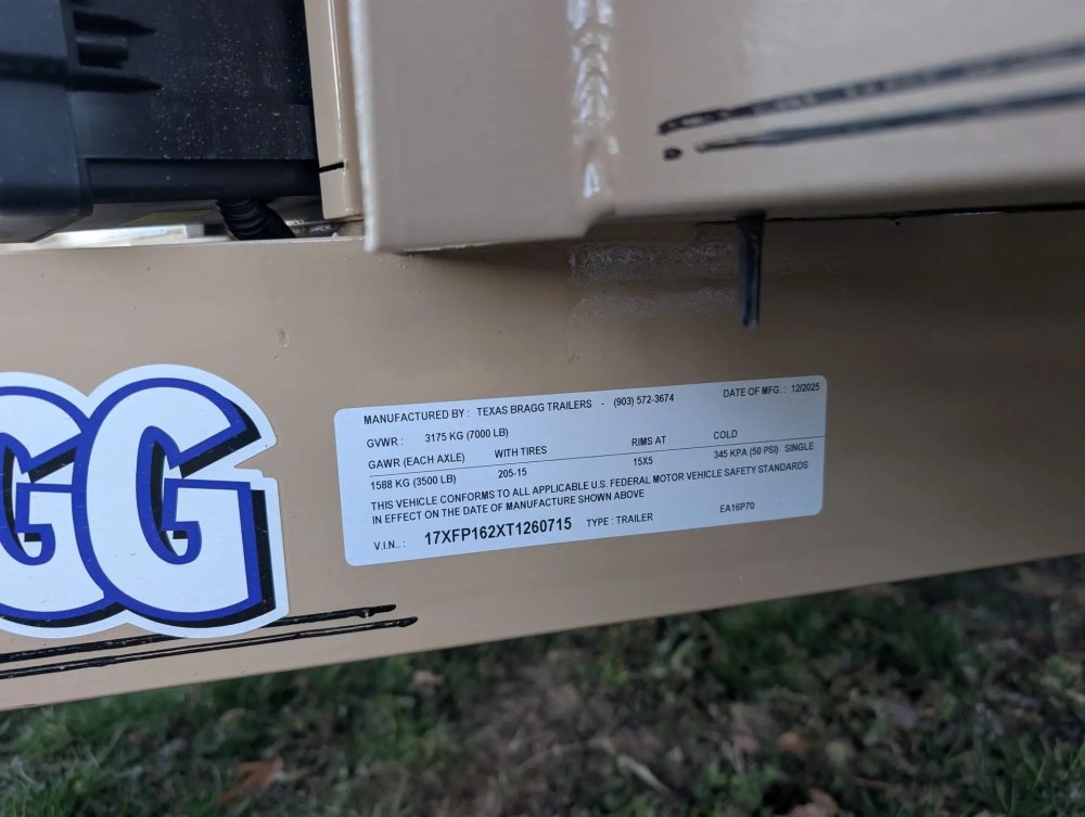 6.5 x 16 TA Pipe Top Utility Trailer Texas Bragg 6.5K 260715