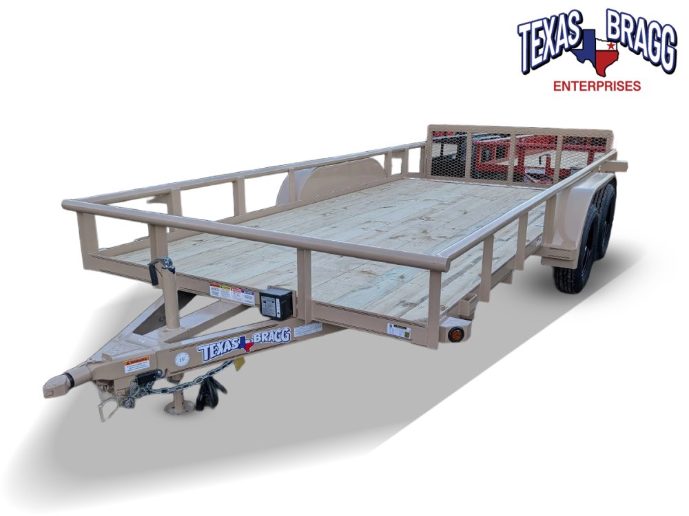 6.5 x 16 TA Pipe Top Utility Trailer Texas Bragg 6.5K 260715