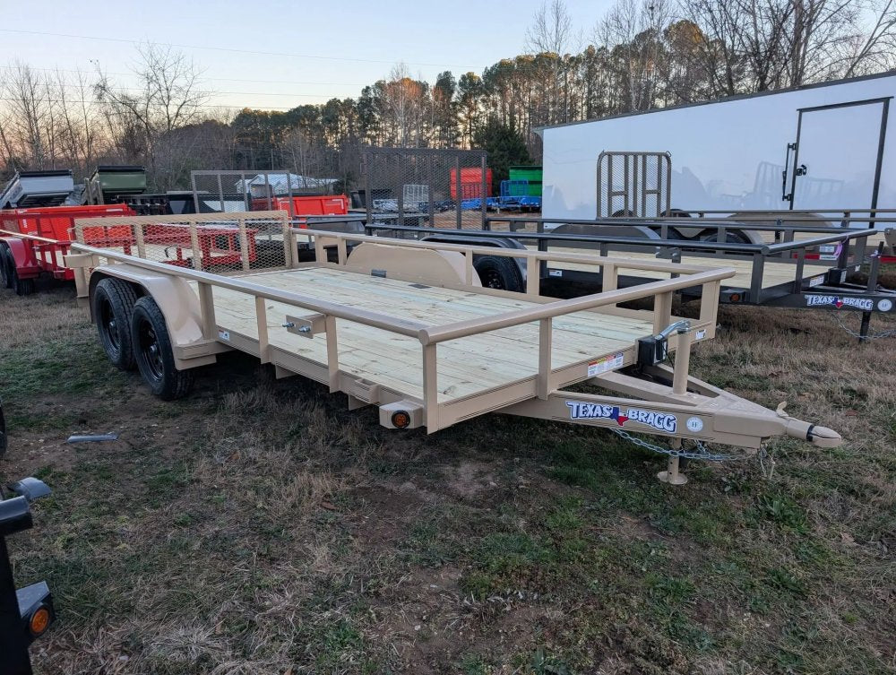 6.5 x 16 TA Pipe Top Utility Trailer Texas Bragg 6.5K 260715