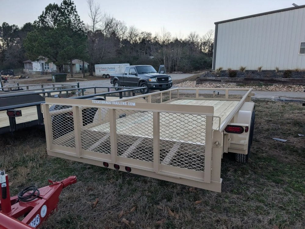 6.5 x 16 TA Pipe Top Utility Trailer Texas Bragg 6.5K 260715