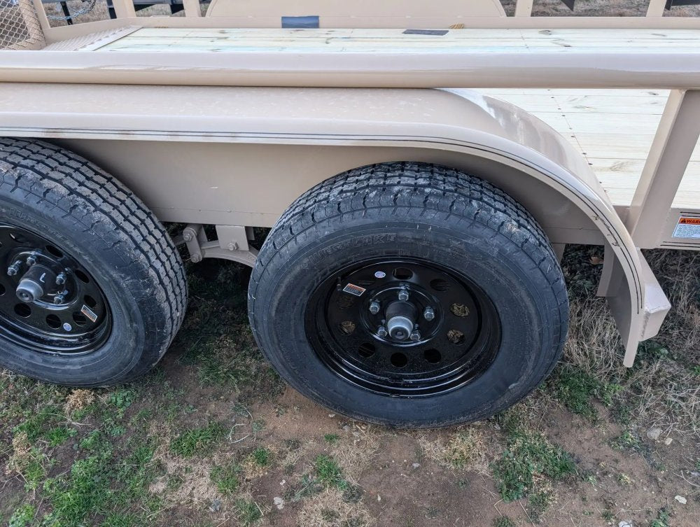 6.5 x 16 TA Pipe Top Utility Trailer Texas Bragg 6.5K 260715