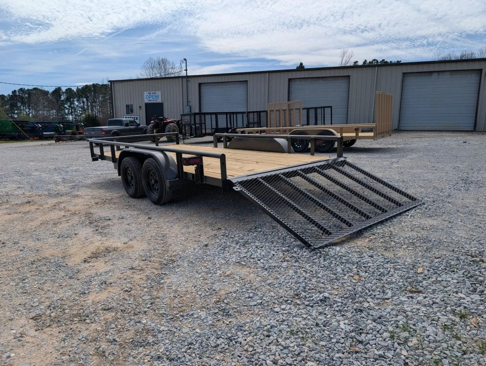 6.5 x 16 TA Pipe Top Utility Trailer Texas Bragg 6.5K 261275