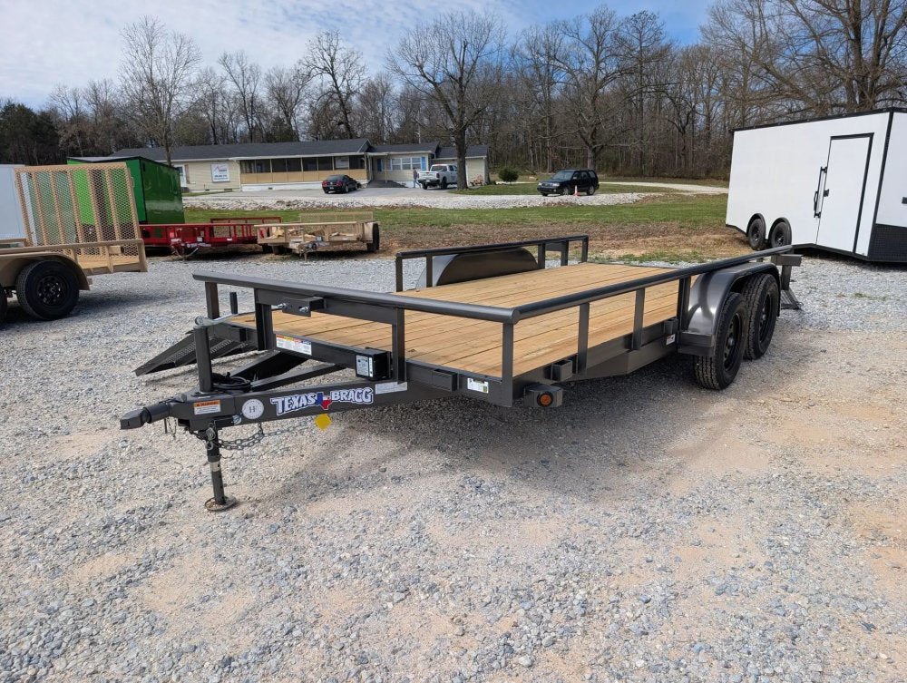 6.5 x 16 TA Pipe Top Utility Trailer Texas Bragg 6.5K 261275