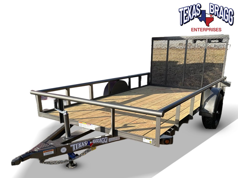 6 x 12 SA Pipe Top Utility Trailer Texas Bragg 3.5K 260720