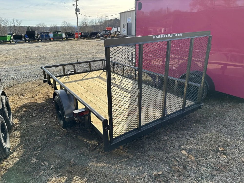 6 x 12 SA Pipe Top Utility Trailer Texas Bragg 3.5K 260720