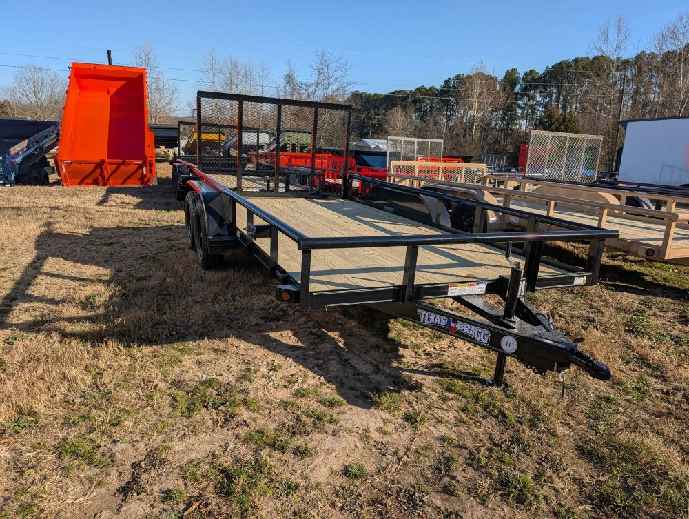 6.5 x 14 TA Pipe Top Utility Trailer Texas Bragg 6.5K 260716