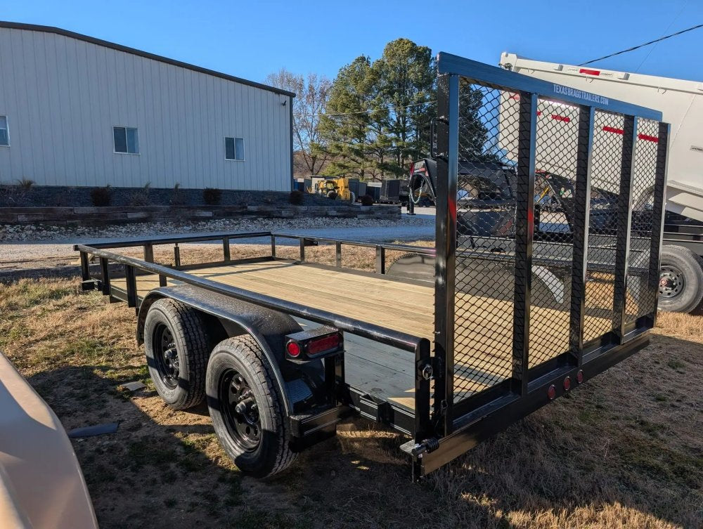 6.5 x 14 TA Pipe Top Utility Trailer Texas Bragg 6.5K 260716