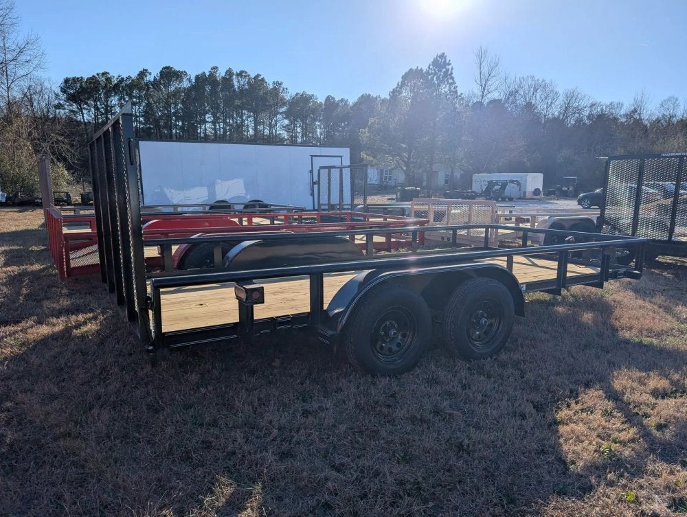 6.5 x 14 TA Pipe Top Utility Trailer Texas Bragg 6.5K 260716