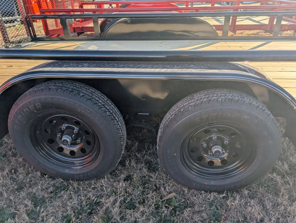 6.5 x 14 TA Pipe Top Utility Trailer Texas Bragg 6.5K 260716
