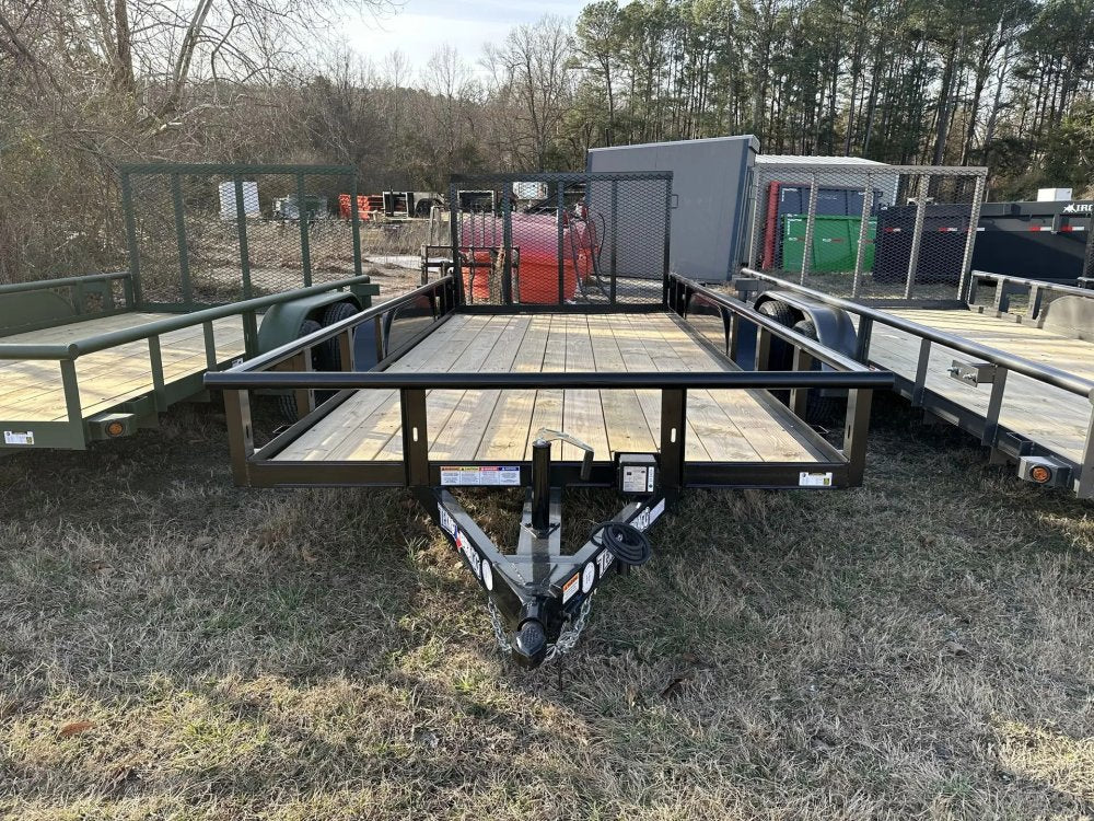 6.5 x 14 TA Pipe Top Utility Trailer Texas Bragg 6.5K 260136