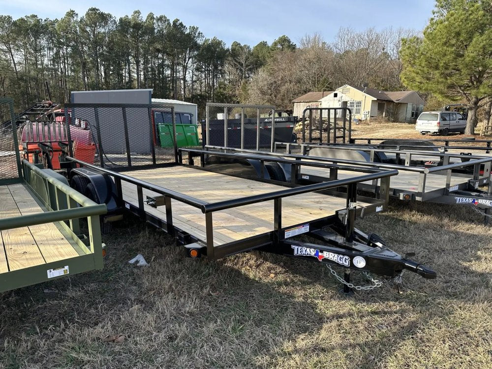 6.5 x 14 TA Pipe Top Utility Trailer Texas Bragg 6.5K 260136