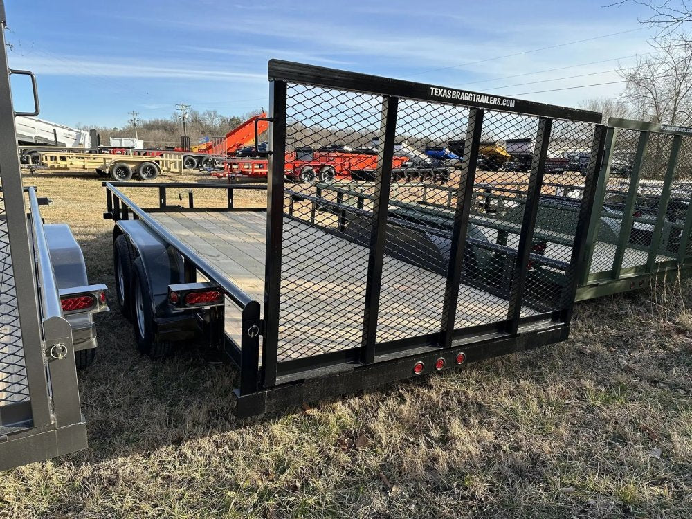 6.5 x 14 TA Pipe Top Utility Trailer Texas Bragg 6.5K 260136