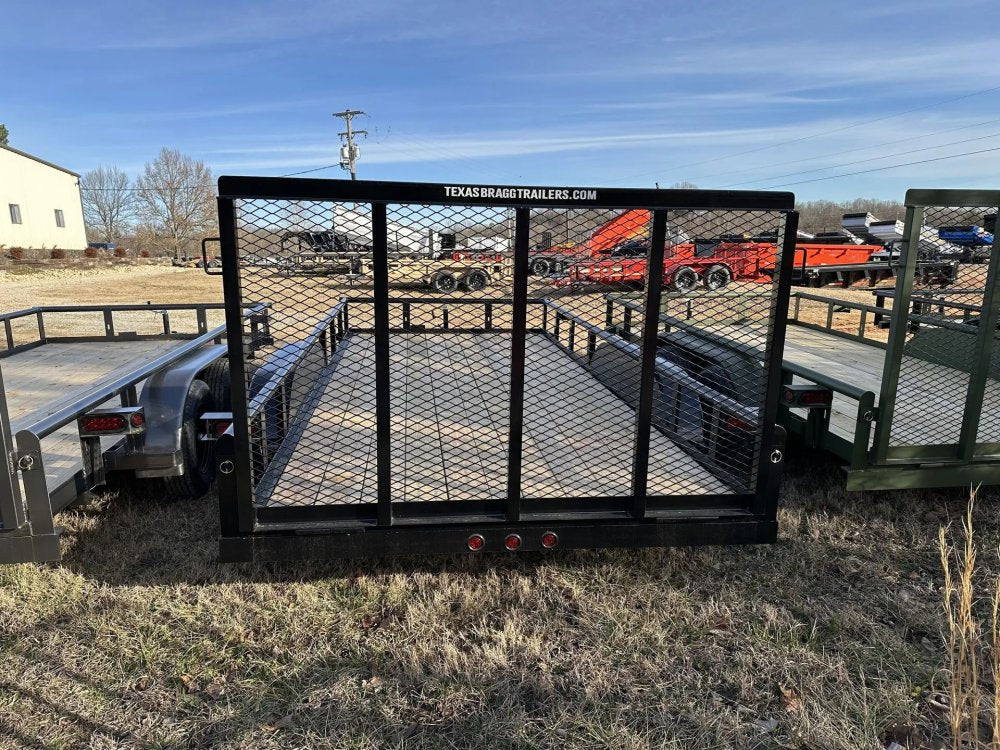 6.5 x 14 TA Pipe Top Utility Trailer Texas Bragg 6.5K 260136
