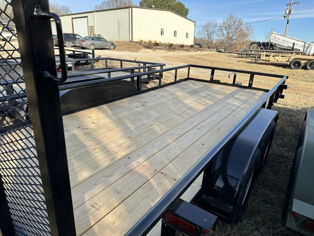 6.5 x 14 TA Pipe Top Utility Trailer Texas Bragg 6.5K 260136