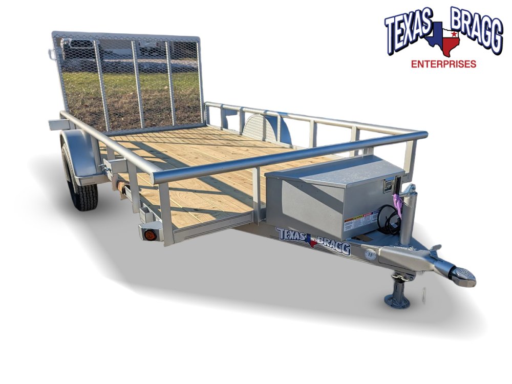 6.5 x 12 SA Pipe Top Utility Trailer Texas Bragg 3.5K 260443