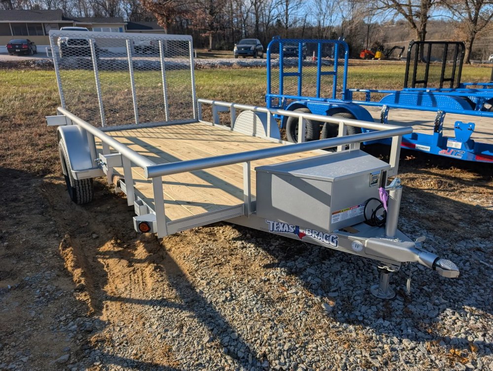6.5 x 12 SA Pipe Top Utility Trailer Texas Bragg 3.5K 260443