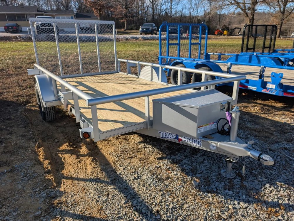 6.5 x 12 SA Pipe Top Utility Trailer Texas Bragg 3.5K 260443