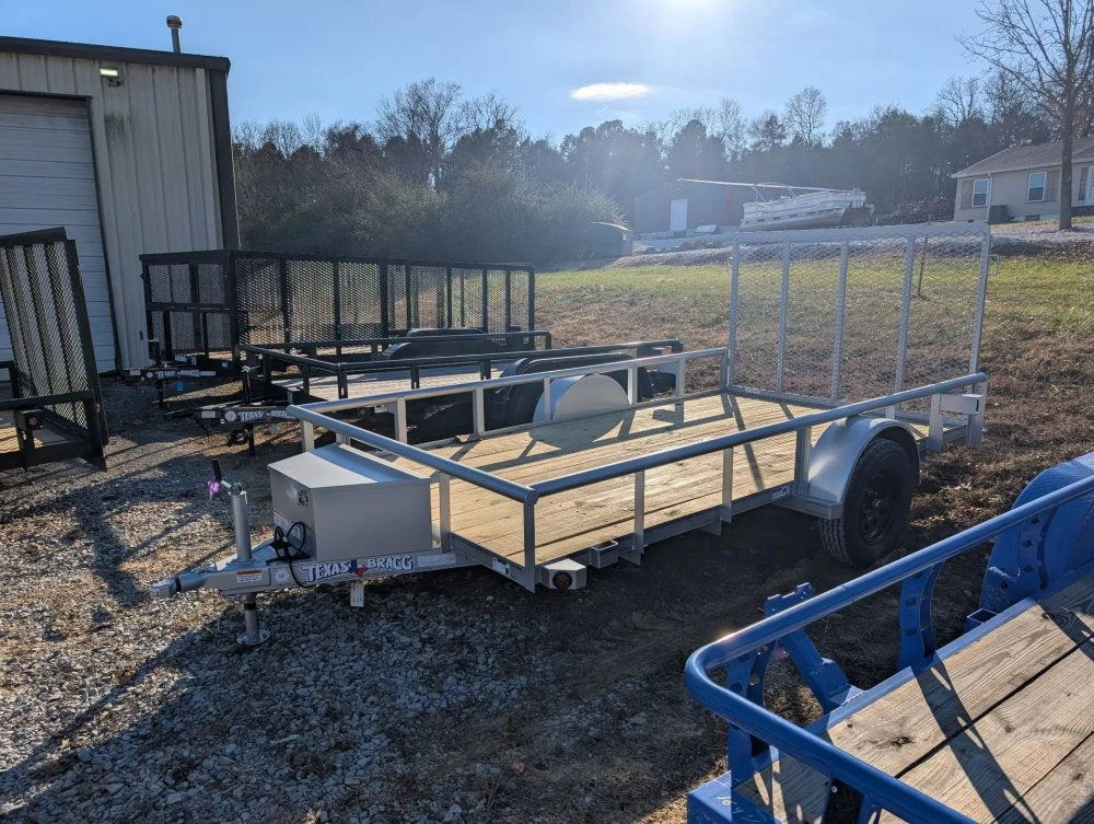 6.5 x 12 SA Pipe Top Utility Trailer Texas Bragg 3.5K 260443