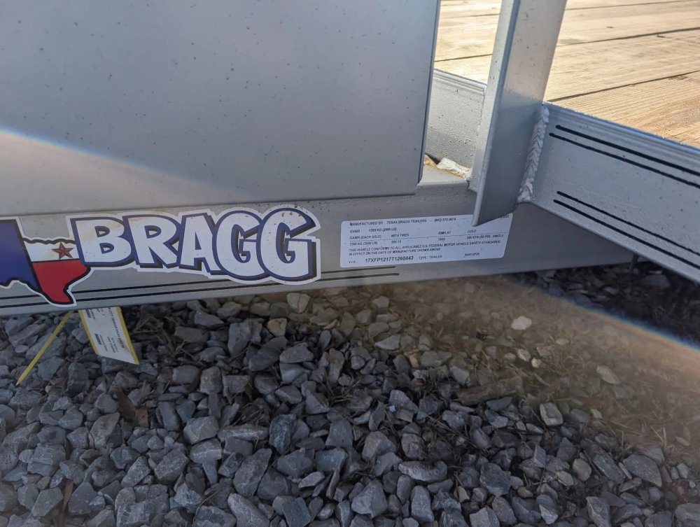 6.5 x 12 SA Pipe Top Utility Trailer Texas Bragg 3.5K 260443