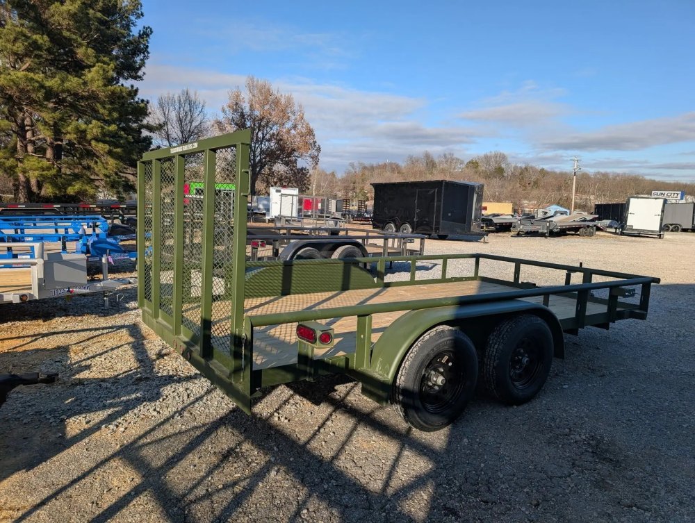 6.5 x 14 TA Pipe Top Utility Trailer Texas Bragg 6.5K 255946