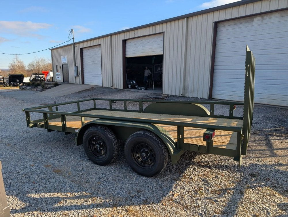 6.5 x 14 TA Pipe Top Utility Trailer Texas Bragg 6.5K 255946