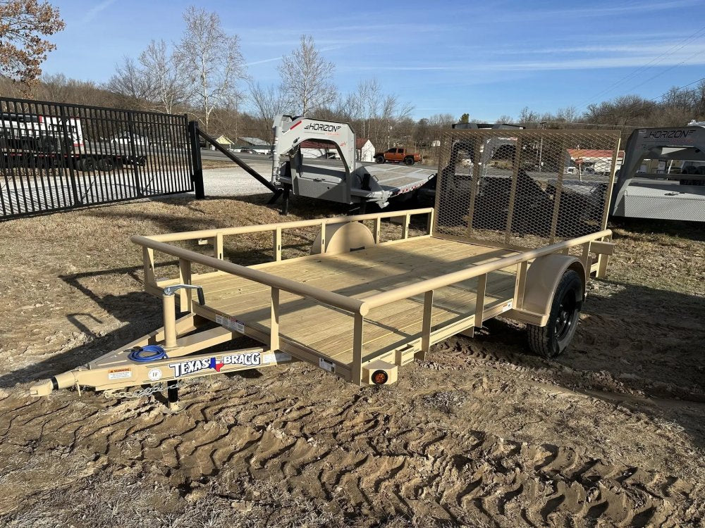 6 x 12 SA Pipe Top Utility Trailer Texas Bragg 3.5K 260721