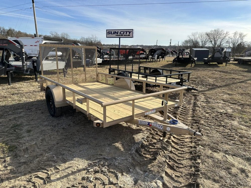 6 x 12 SA Pipe Top Utility Trailer Texas Bragg 3.5K 260721