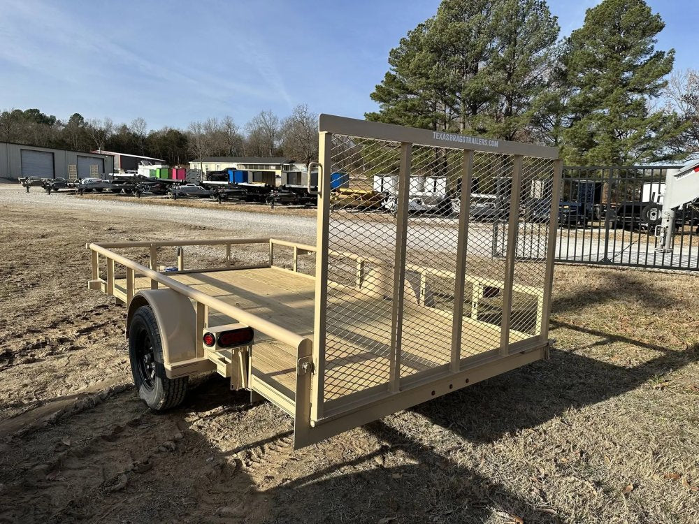 6 x 12 SA Pipe Top Utility Trailer Texas Bragg 3.5K 260721