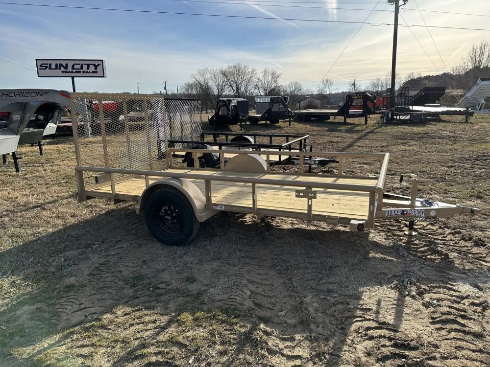 6 x 12 SA Pipe Top Utility Trailer Texas Bragg 3.5K 260721