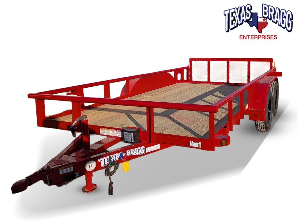 6.5 x 14 TA Pipe Top Utility Trailer Texas Bragg 6.5K 260718