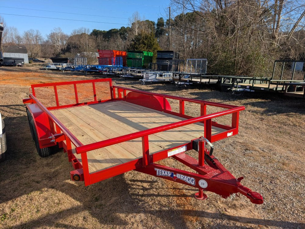 6.5 x 14 TA Pipe Top Utility Trailer Texas Bragg 6.5K 260718