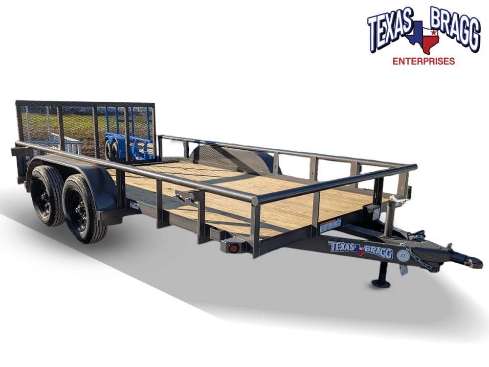 6.5 x 14 TA Pipe Top Utility Trailer Texas Bragg 6.5K 255947