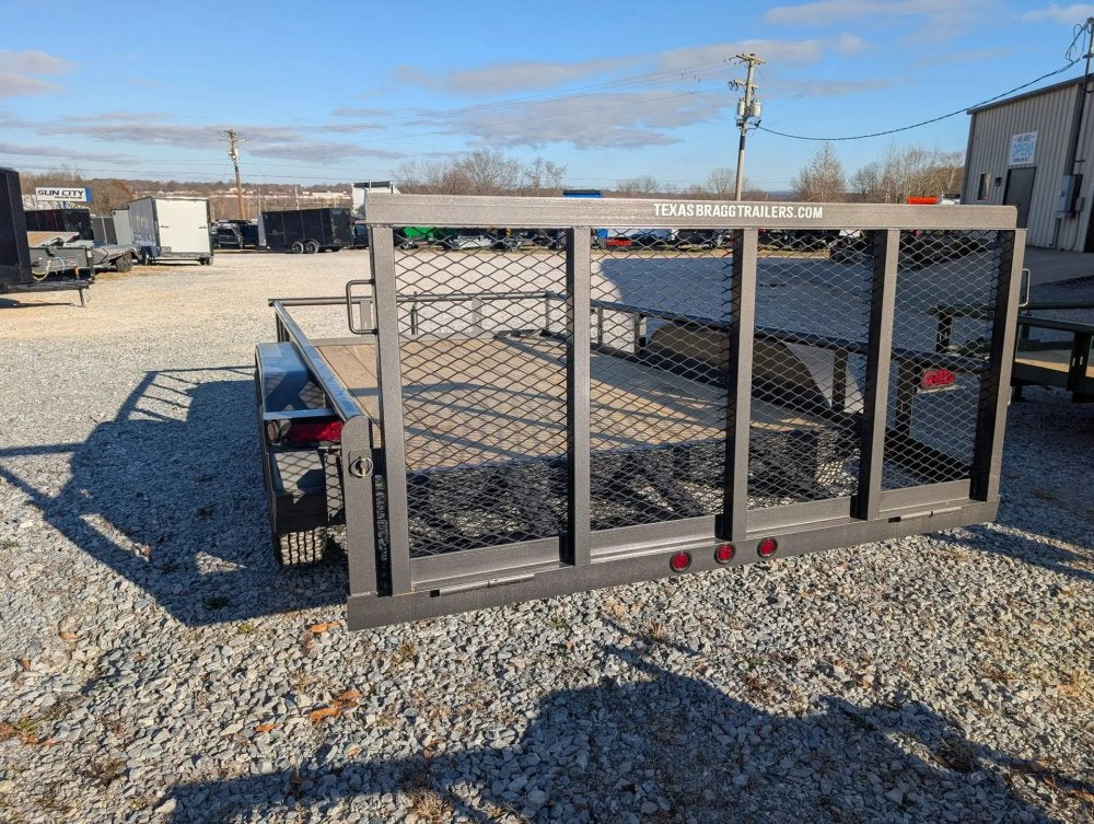 6.5 x 14 TA Pipe Top Utility Trailer Texas Bragg 6.5K 255947
