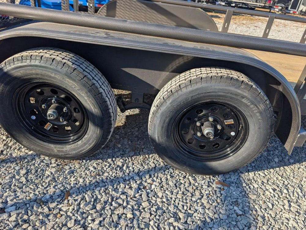 6.5 x 14 TA Pipe Top Utility Trailer Texas Bragg 6.5K 255947