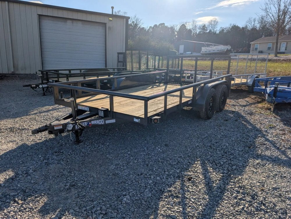 6.5 x 14 TA Pipe Top Utility Trailer Texas Bragg 6.5K 255947
