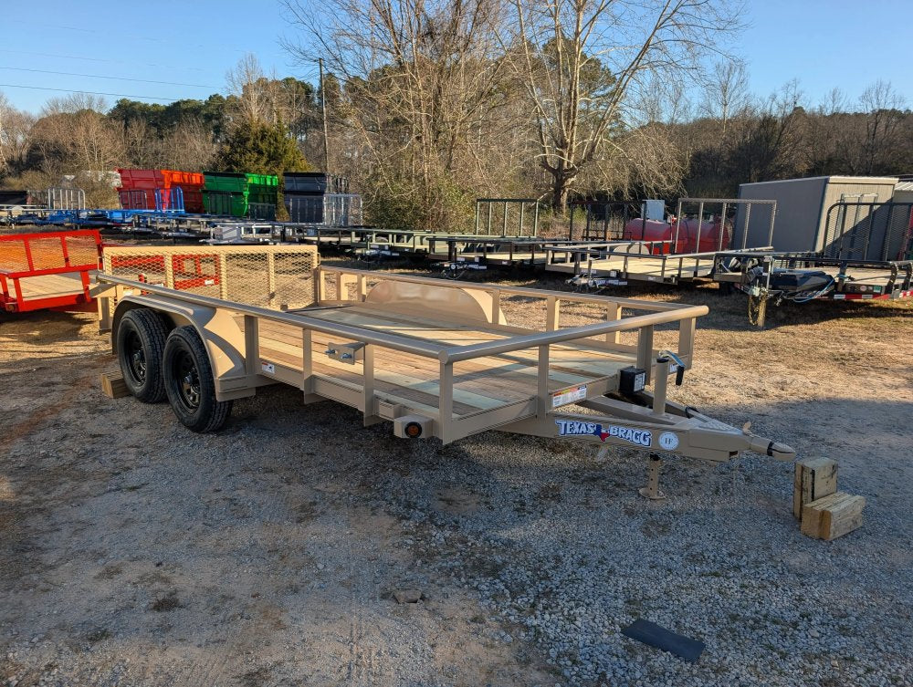 6.5 x 14 TA Pipe Top Utility Trailer Texas Bragg 6.5K 260719